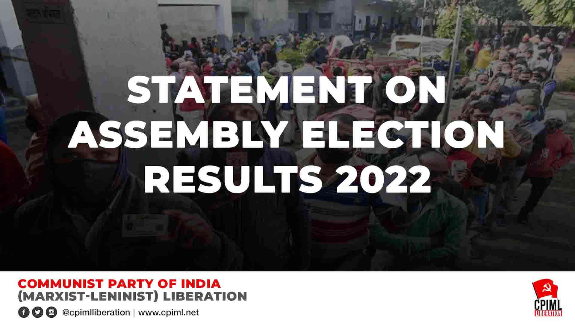 Statement on Assembly Election Results 
