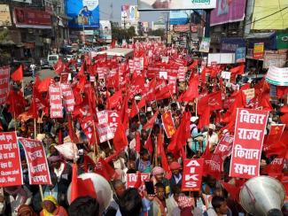 Farmer-Worker march in Patna
