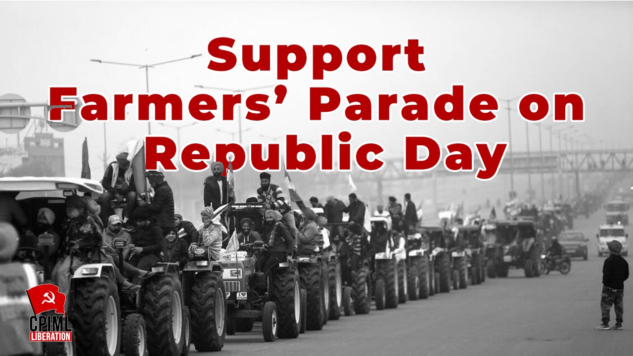 Support Farmers' Parade on Republic Day