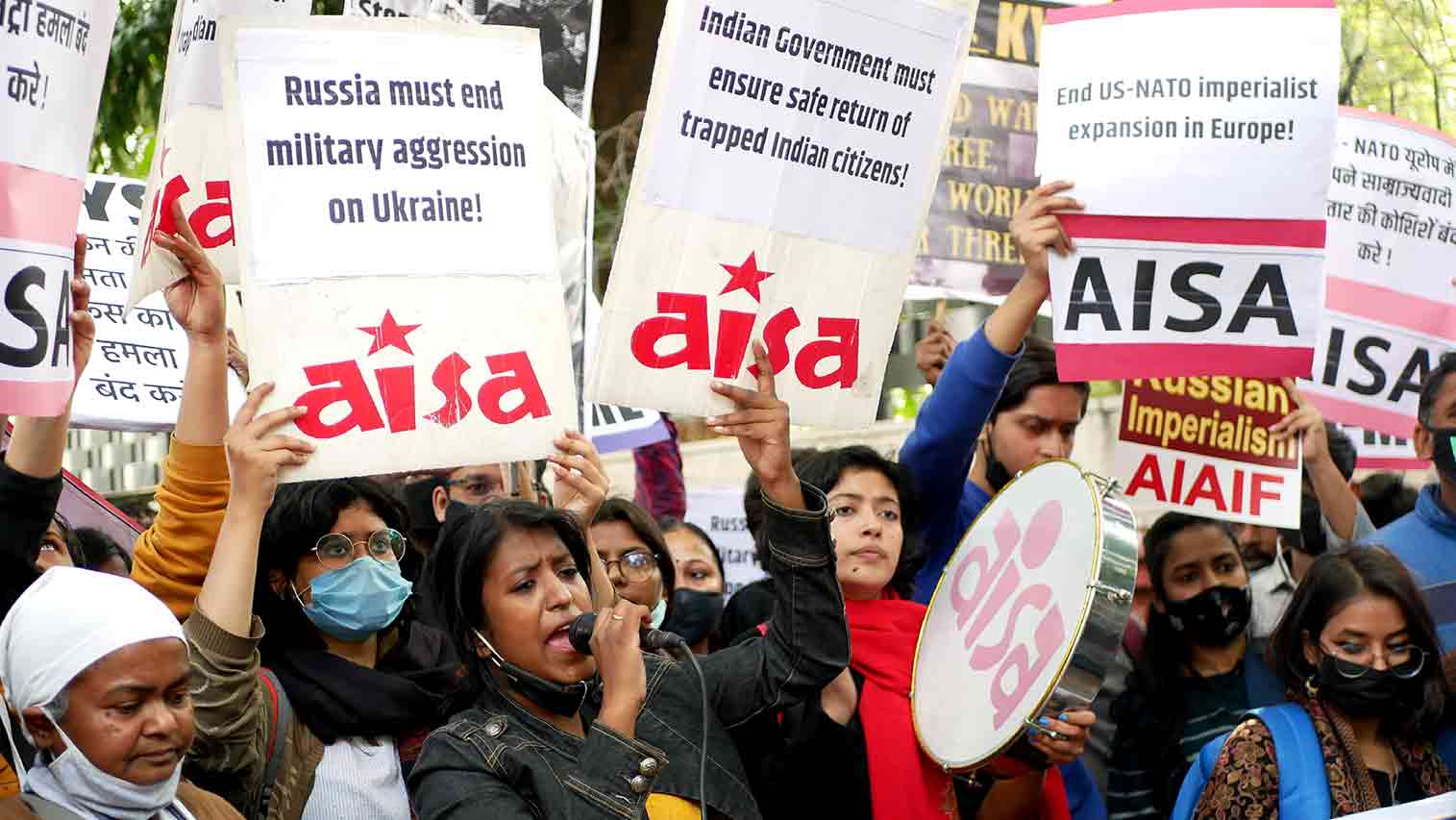 Protest in delhi
